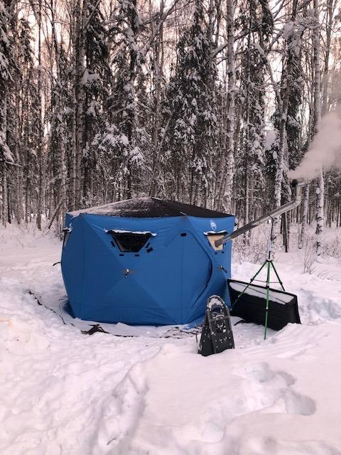 Nordic Legend Yaranga 6 Sided Insulated Portable Ice Fishing Shelter with 2 Big Doors-Diamond Door Guard System customer photo 2
