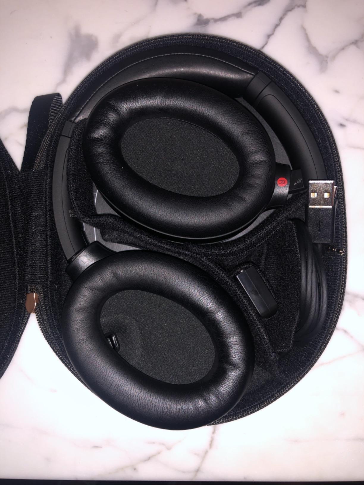 Sony WH-1000XM4 Wireless Noise Cancelling Headphones, Black customer photo 2