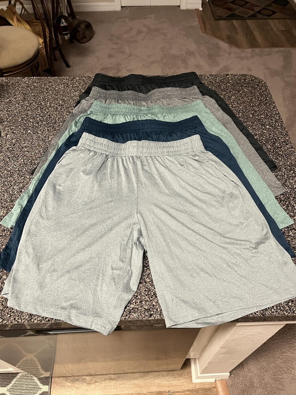 BALENNZ Mens Athletic Shorts with Pockets Quick Dry Workout Shorts Men customer photo 1