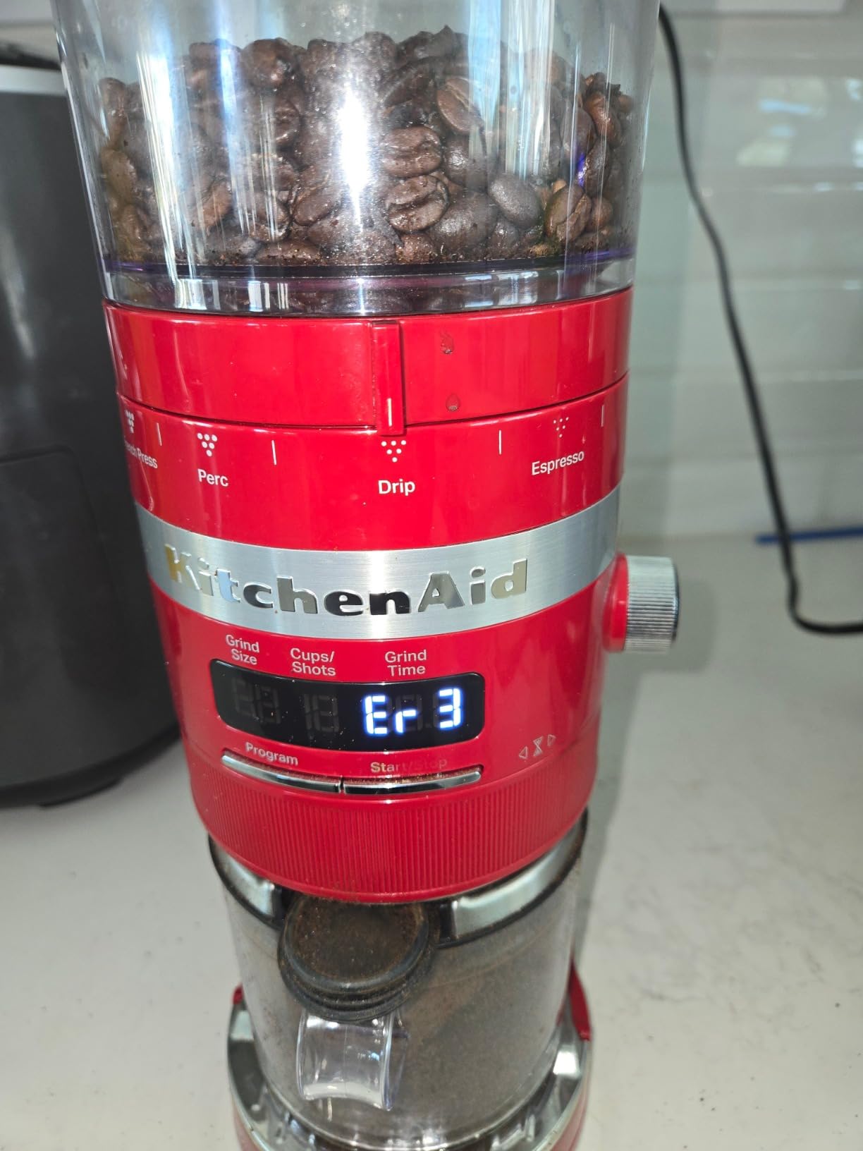 KitchenAid Burr Coffee Grinder, KCG8433, Matte Black customer photo 2
