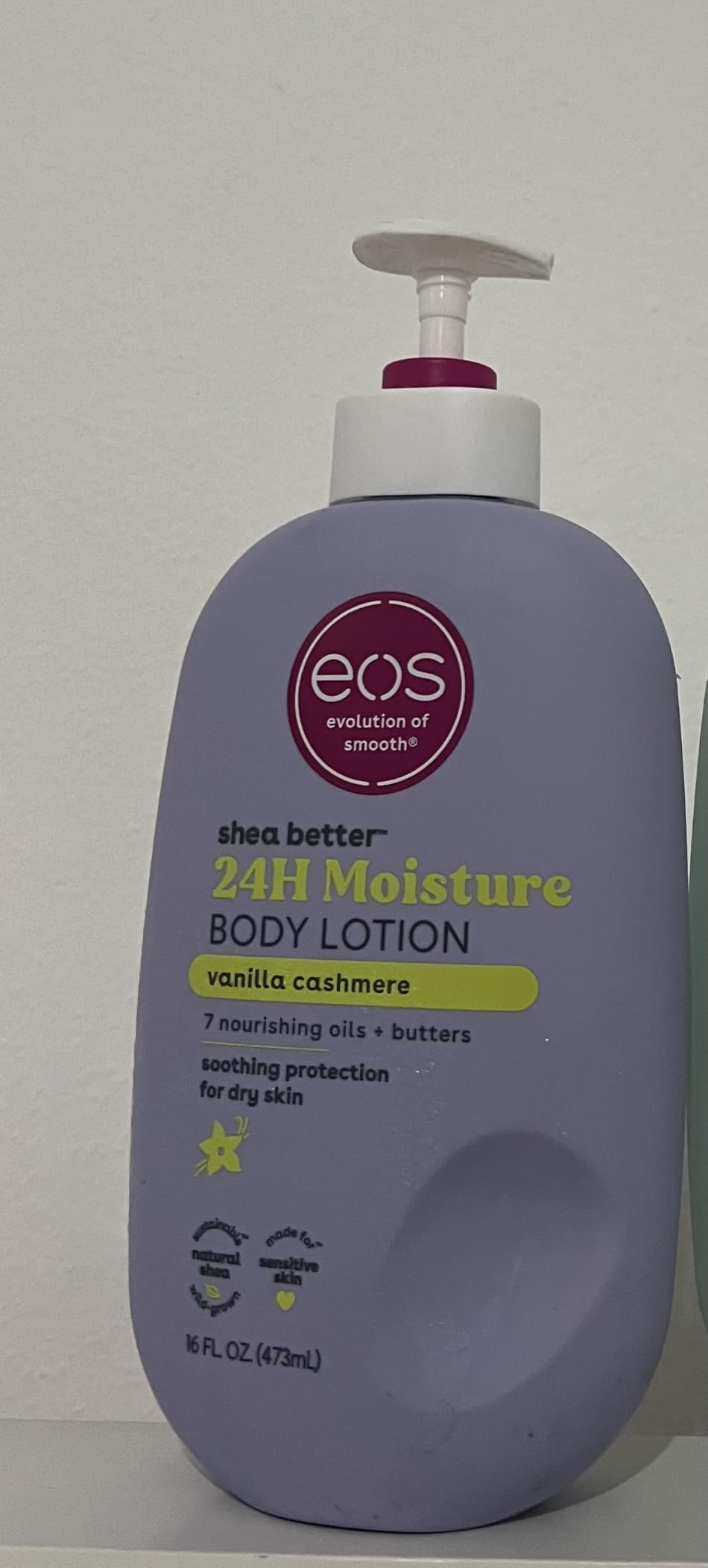 eos Shea Better Body Lotion- Vanilla Cashmere, 24-Hour Moisture, 16 fl oz customer photo 2