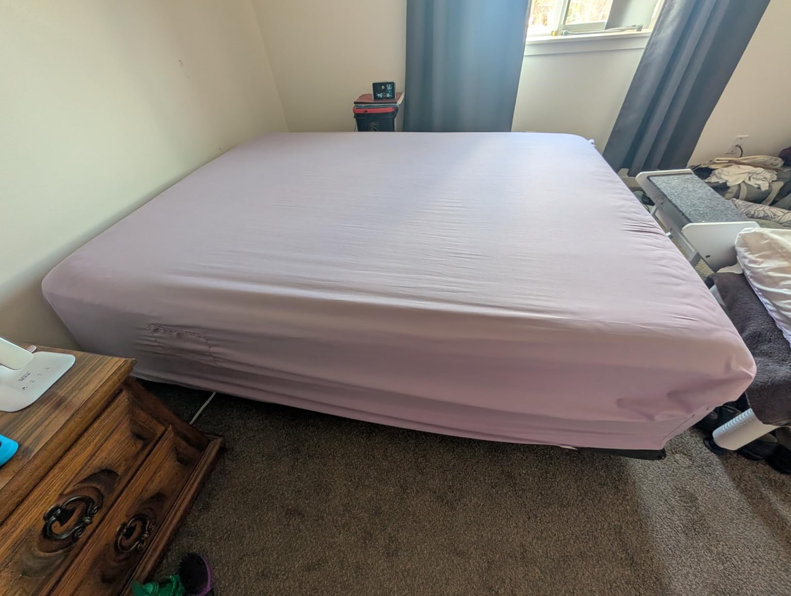 DREAMCARE King Size Sheets Set - 6 pcs Breathable Cooling Sheets King Size customer photo 1