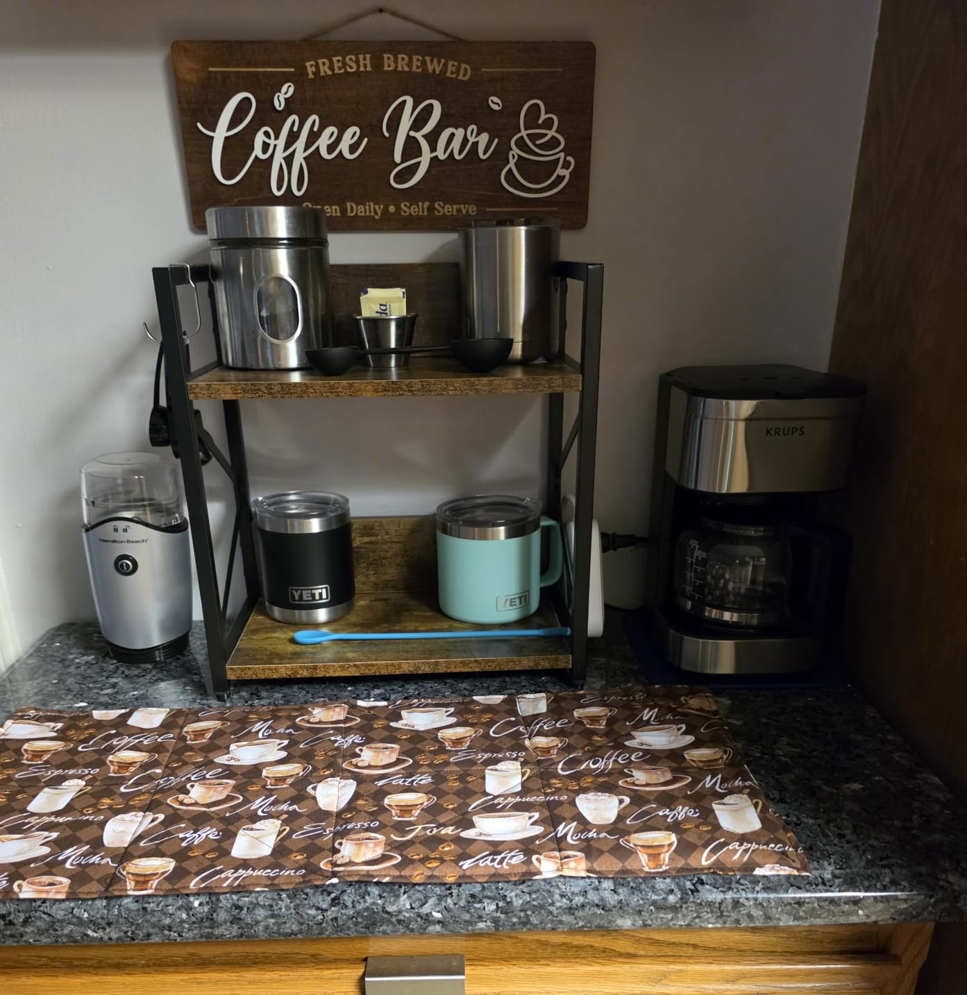 KRUPS Coffee Maker 10 Cups Simply Brew Stainless Steel Drip Coffee Maker, 900 Watts Coffee Filter, Drip Free, Dishwasher Safe Pot , Black & Silver customer photo 1