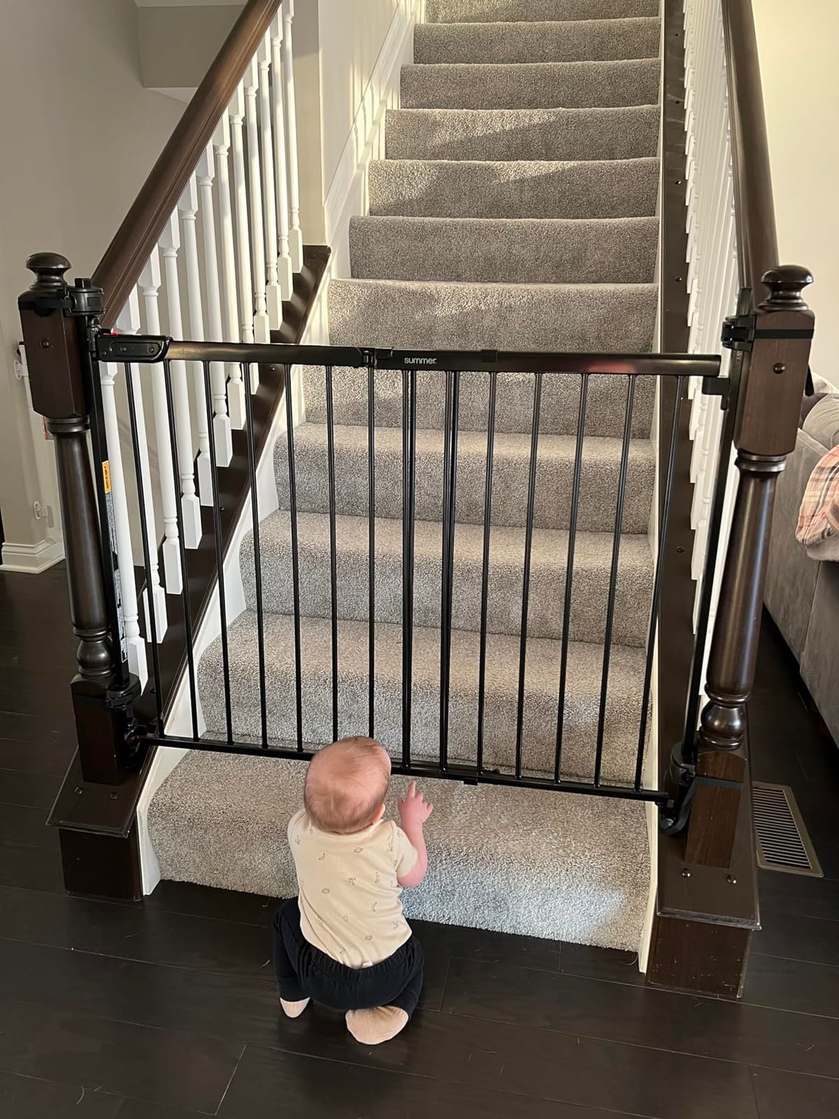Ingenuity Stairway+ 46W Series No-Drill Baby and Pet Gate, 31