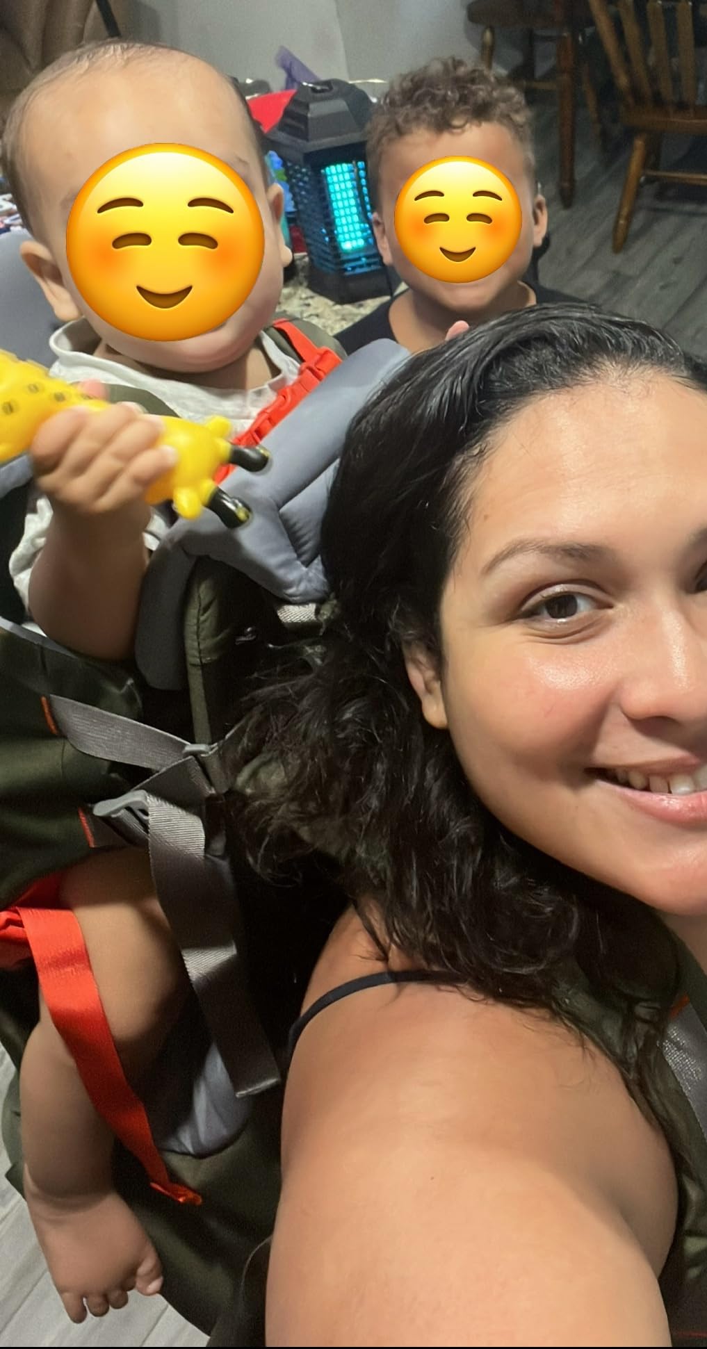 WIPHA Toddler Hiking Carrier, Baby Backpack with Sun Canopy & Storage customer photo 2