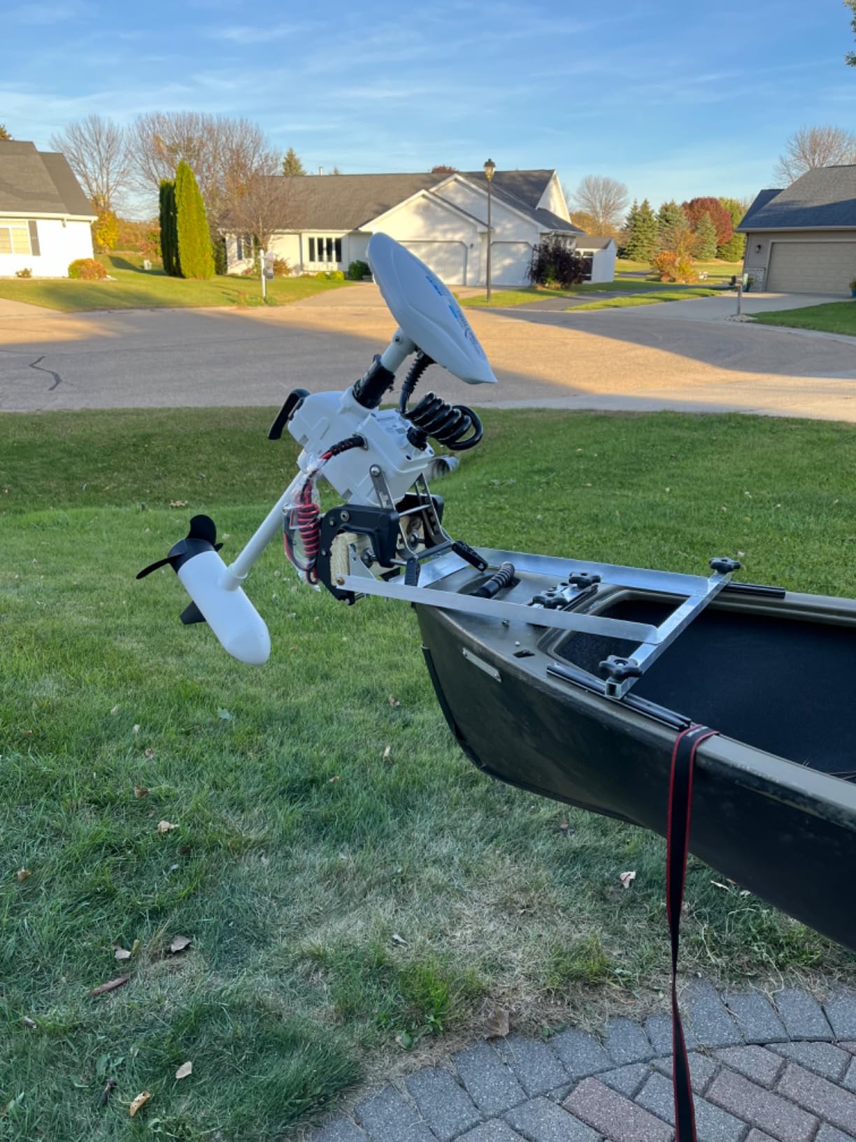 AQUOS Haswing Transom Trolling Motor 12V 55lbs 26in with Wireless Remote customer photo 1