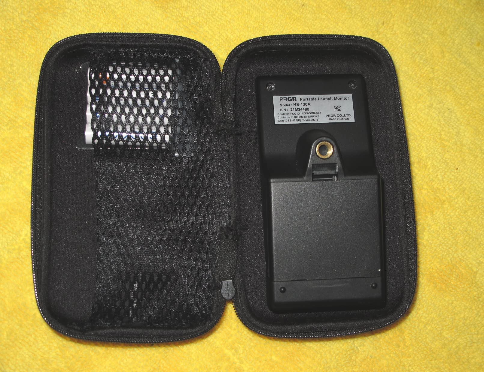PRGR HS 130-A Portable Golf Launch Monitor | Doppler Radar Measures Club & Ball Speed, Smash Factor, Total & Carry Distance | Tracks Swing Speed Training Aids customer photo 1