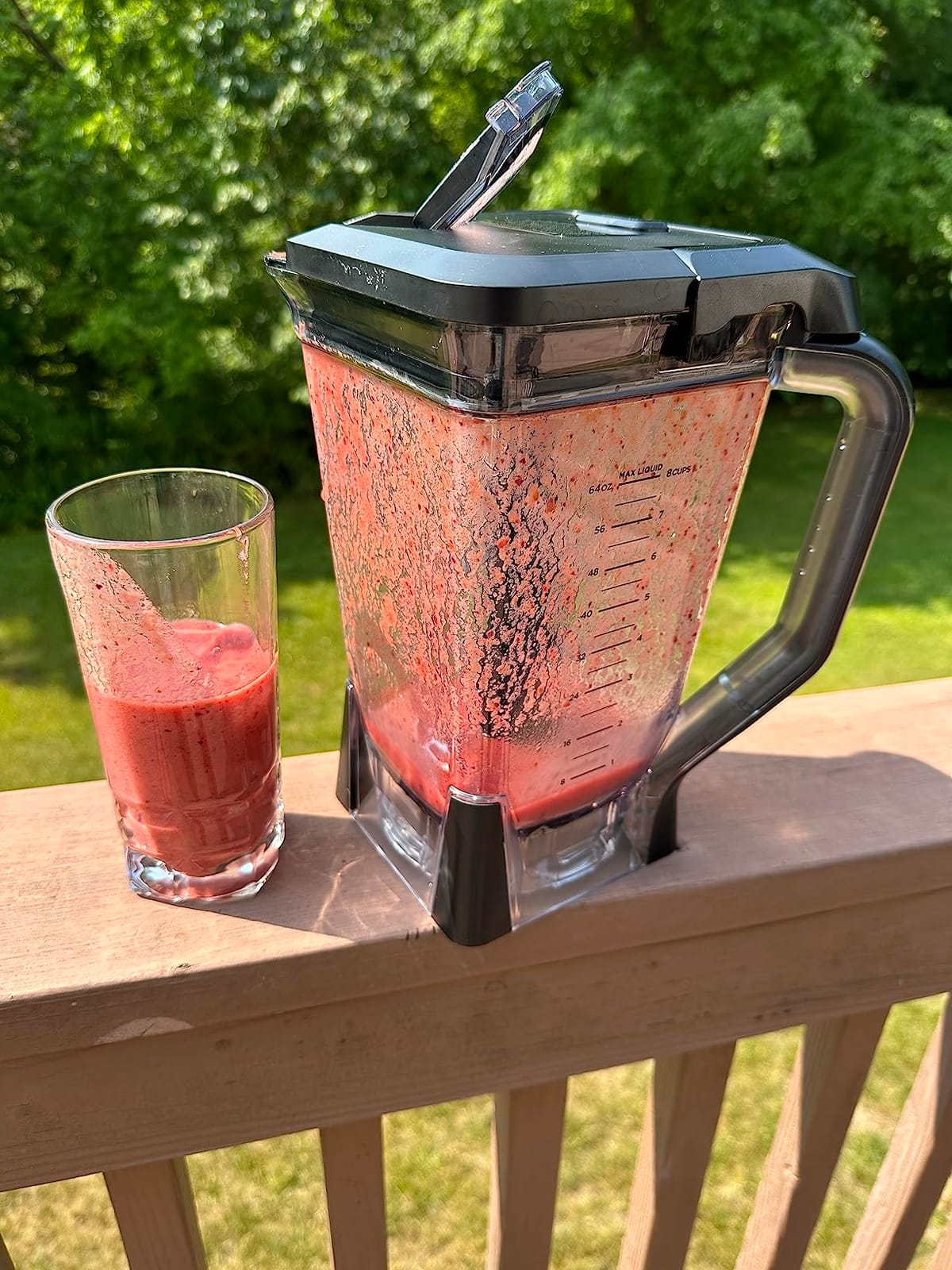 Ninja Blender for Smoothies & Shakes, 1000W, 72oz Pitcher, Black, NJ601AMZ customer photo 1