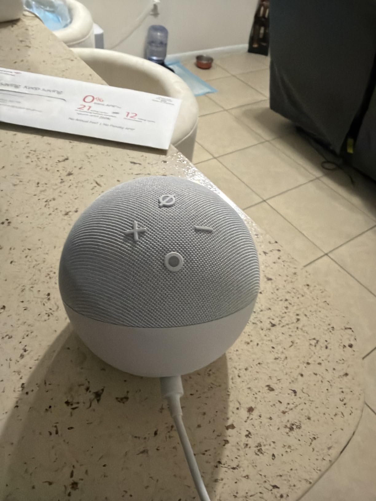 Amazon Echo Dot (newest model) - Vibrant sounding speaker, Designed for Alexa+, Great for bedrooms, dining rooms and offices, Deep Sea Blue customer photo 1