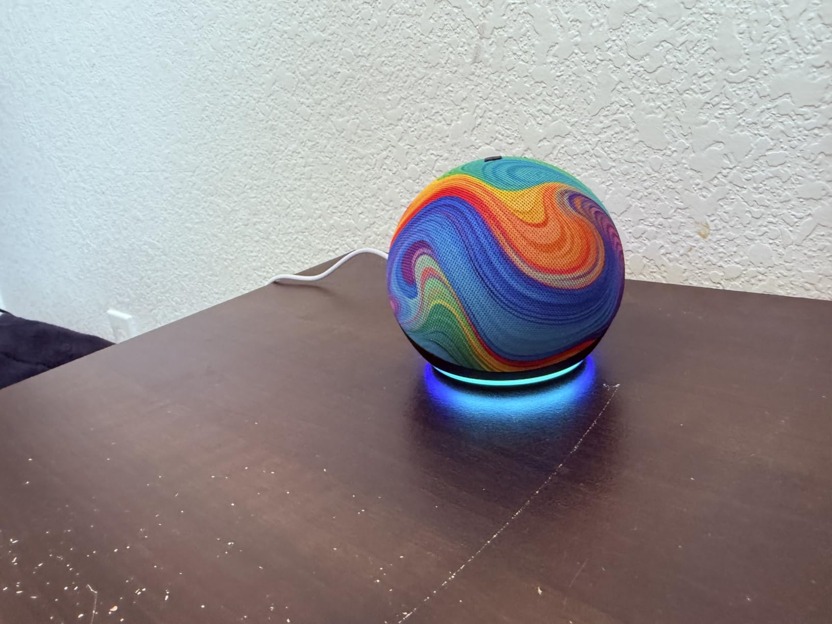 Amazon Echo Dot Kids (newest model), Smart speaker to enjoy age-appropriate audiobooks, sleep routines and Alexa+ experiences to create and learn, Owl design customer photo 2