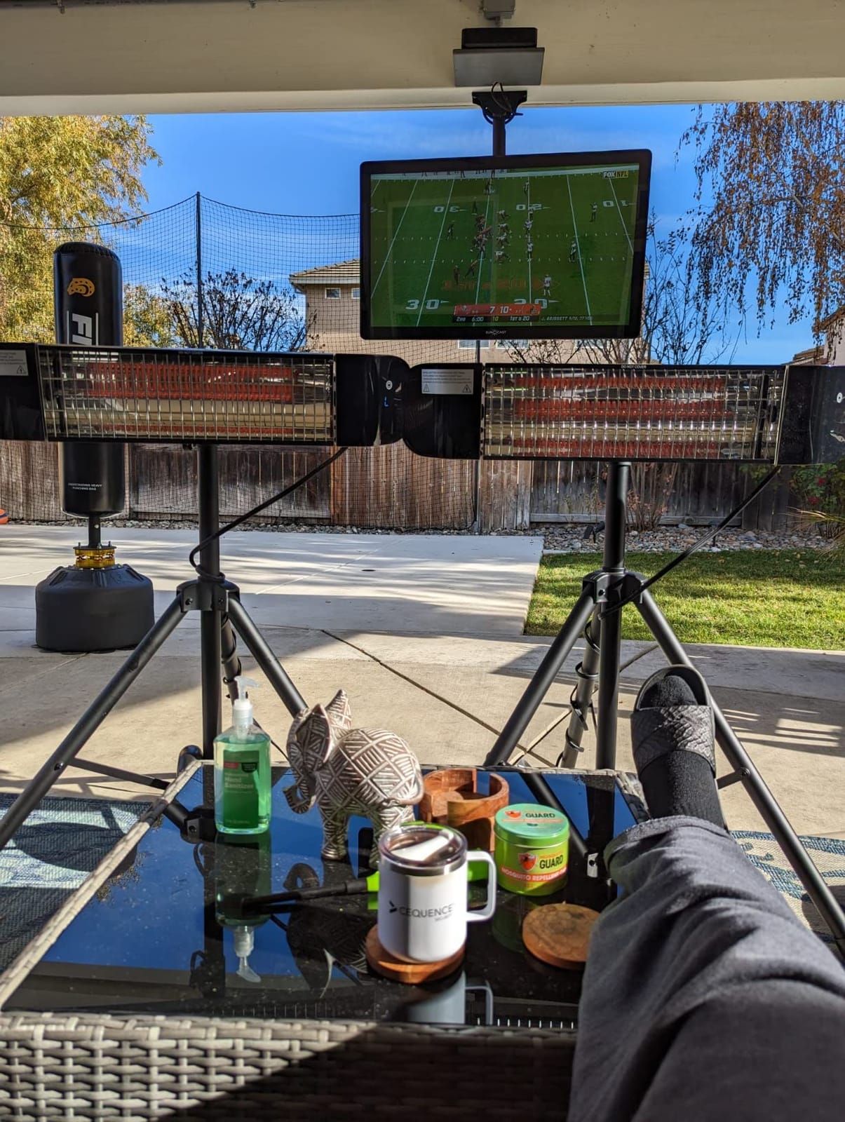 Paraheeter Outdoor Electric Infrared Patio Heater, 1500W customer photo 1