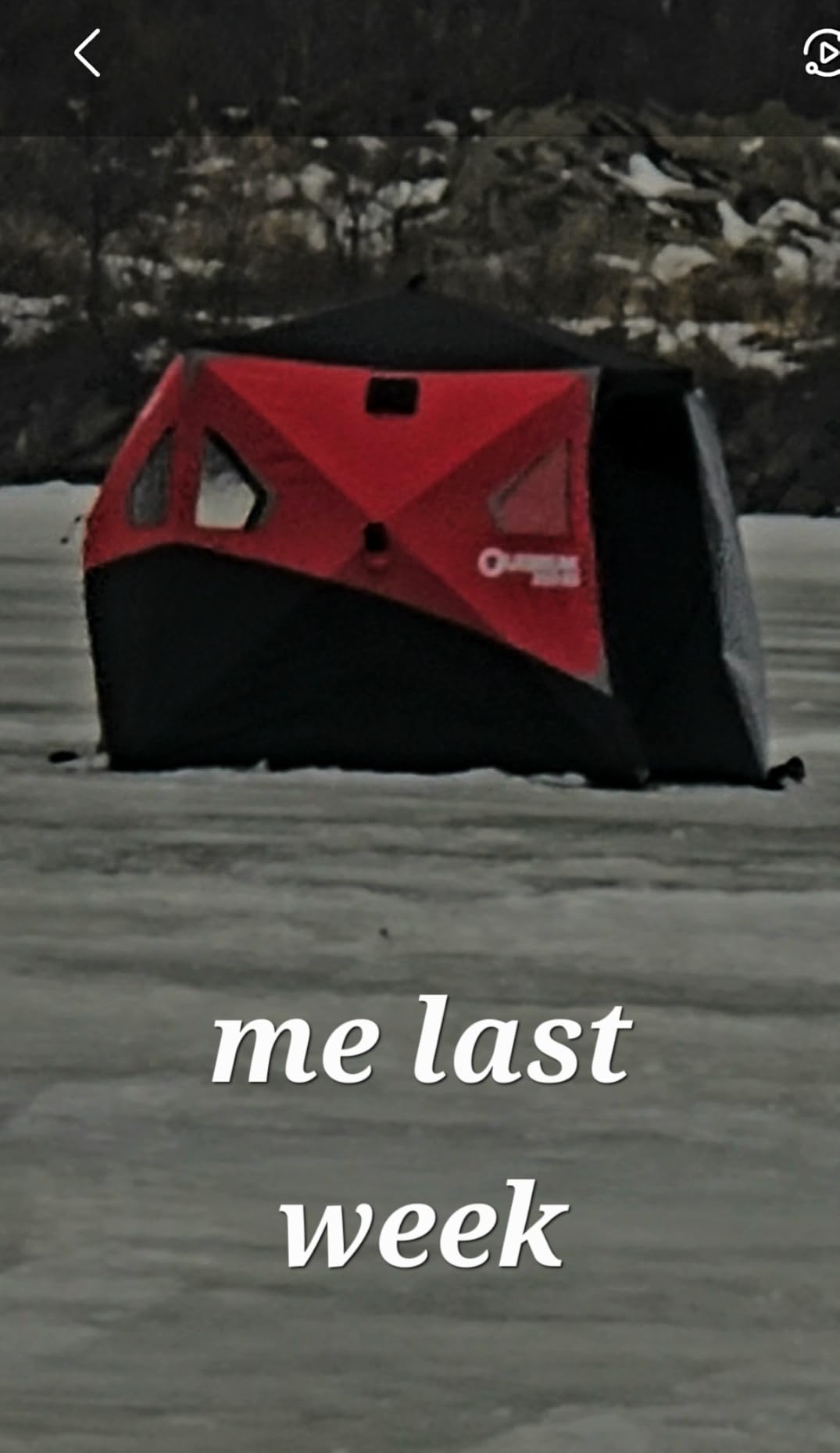 Eskimo Outbreak Portable Pop-Up Ice Fishing Shelter, Stormshield Insulated Fabric, No Trip Door, Durable Hub Design, Deluxe Tie Downs customer photo 2