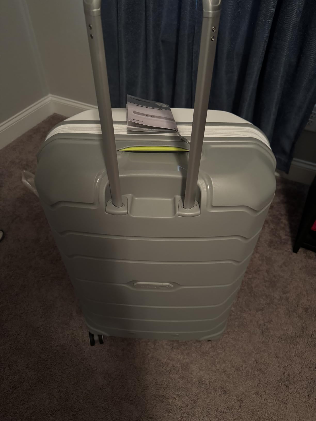 Samsonite Freeform Hardside Carry-On Luggage with Spinner Wheels - Hardshell Suitcase - TSA, Airline-Approved - Expandable Hard Shell, Smooth Rolling Wheels for Lightweight Travel - Amethyst Purple customer photo 1