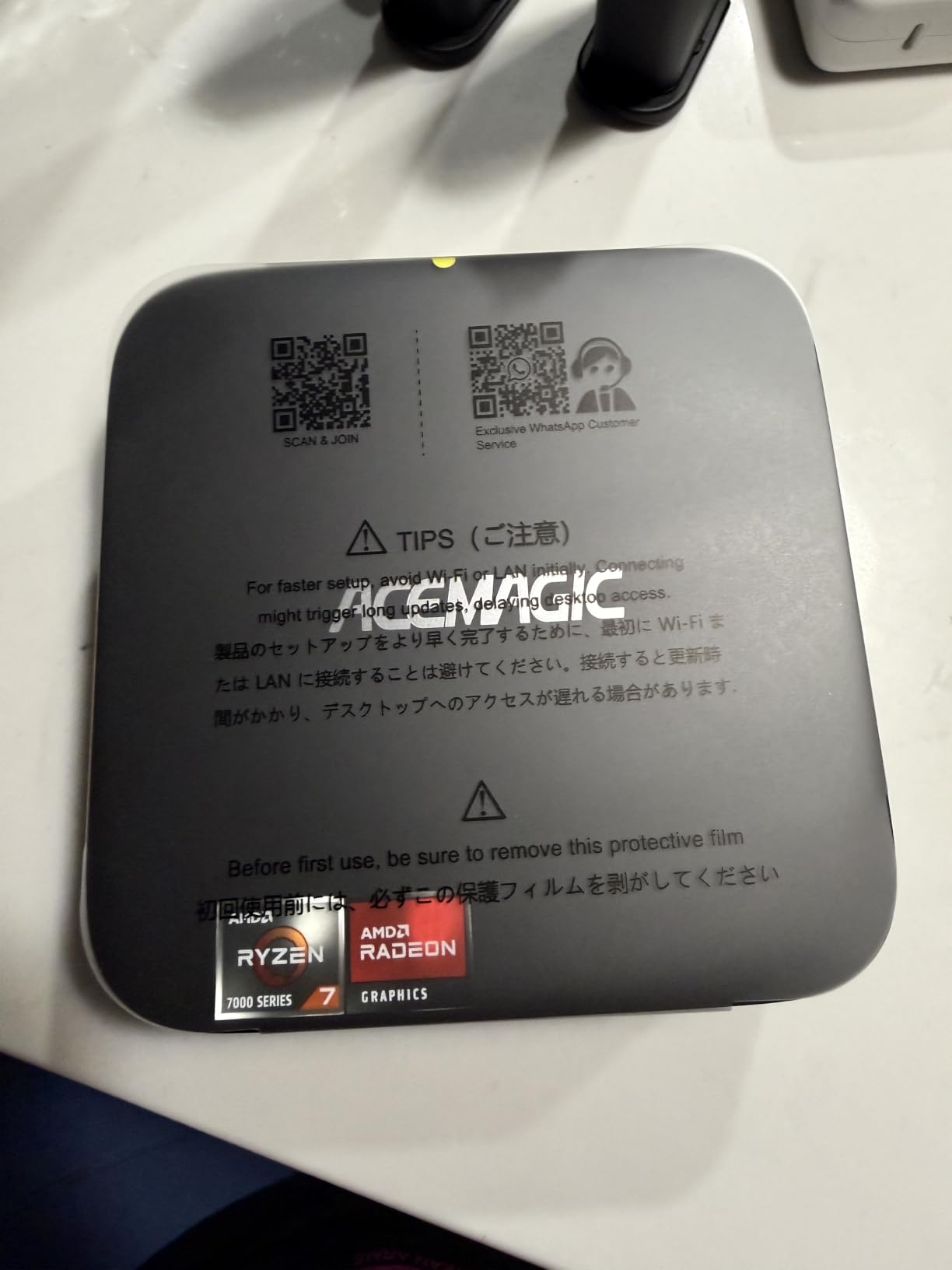 ACEMAGIC K1 Gaming Mini PC Ryzen 7 7735HS 24GB 512GB SSD Windows 11 Pro customer photo 2