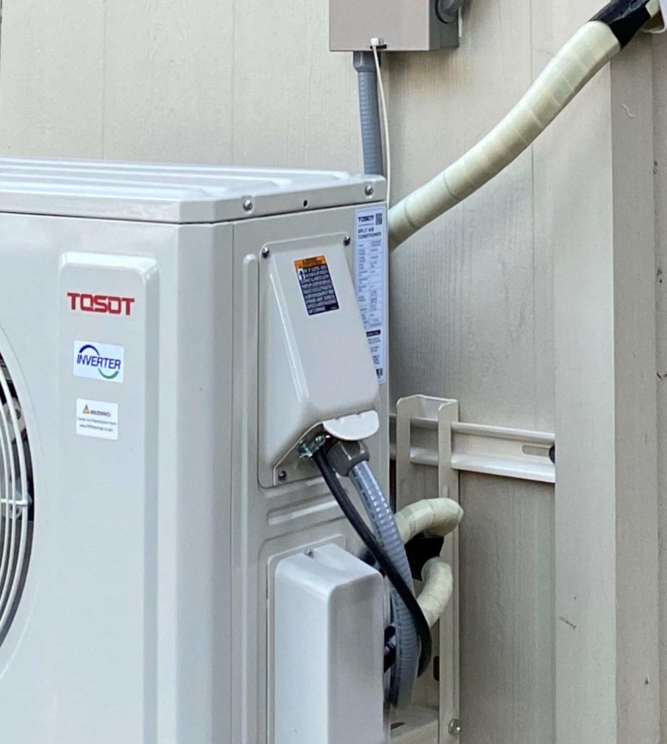 TOSOT 9,000 BTU Mini-Split Air Conditioner, Wifi Enabled Ductless Inverter Split System AC Unit Heating System, Compatible with Alexa - 20 SEER2 115V customer photo 2