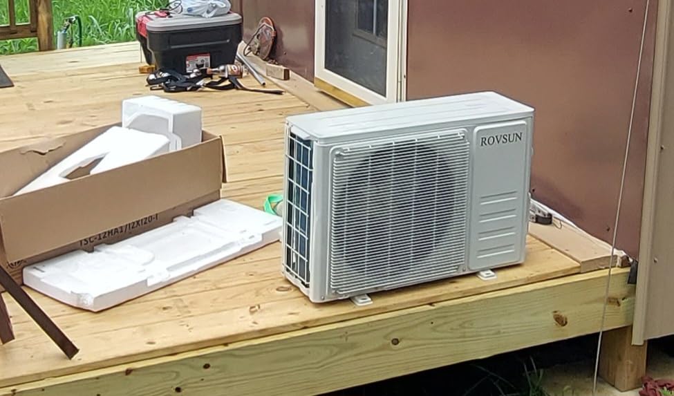 ROVSUN 12000 BTU Wifi Enabled Mini Split Air Conditioner & Heater with Inverter, 20 SEER2 Energy Saving 115V Ductless Split AC Unit with Pre-Charged Condenser, Heat Pump & Installation Kit customer photo 2