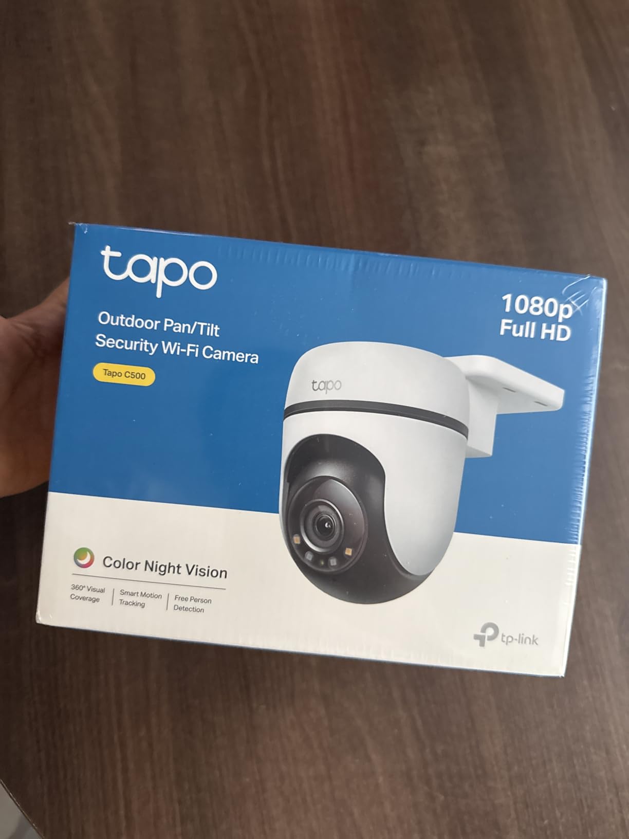TP-Link Tapo 1080P Outdoor Wired Pan/Tilt Security Camera, C500 customer photo 1