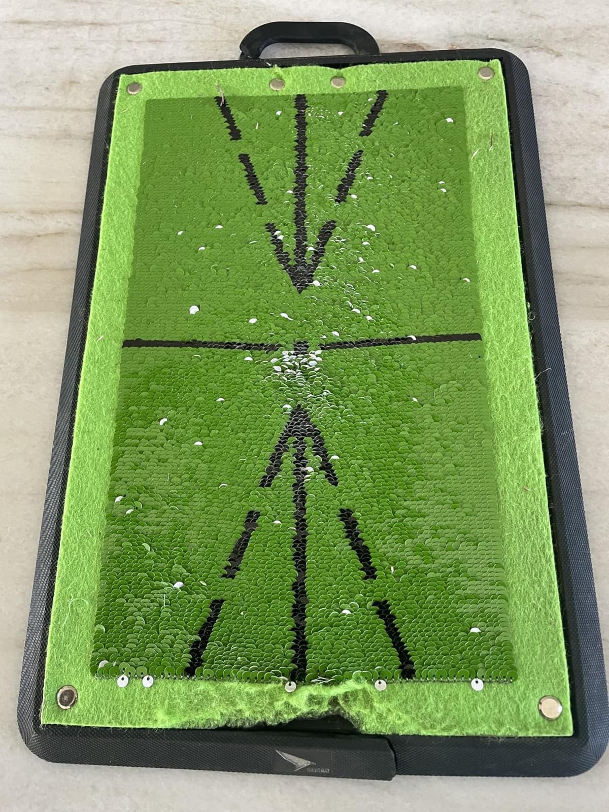 Birdie Golf Swing Training Mat - Sequin Tech, Analyzes Swing Path, Portable customer photo 2