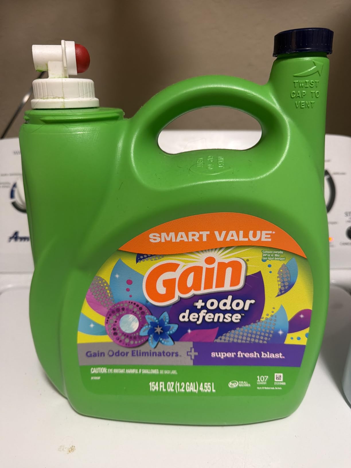 Gain Liquid Laundry Detergent, Freshness, Odor Defense, High Efficiency Washing Machine Liquid Laundry Soap, Original Scent, 132 fl oz, 100 Loads (Packaging May Vary) customer photo 2