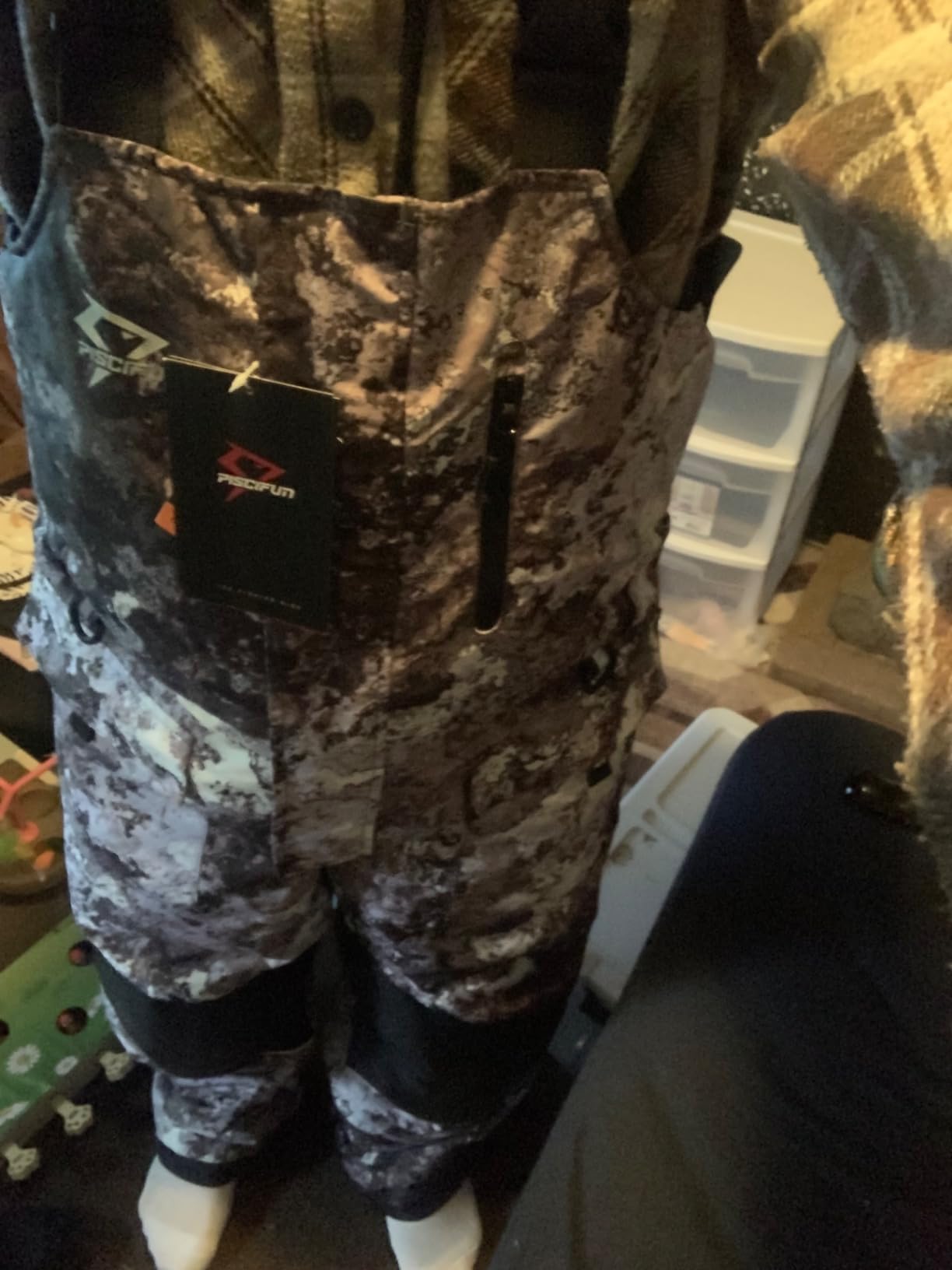 Piscifun Ice Fishing Bibs with Floating Technology, Waterproof Insulated Fishing Bibs customer photo 1