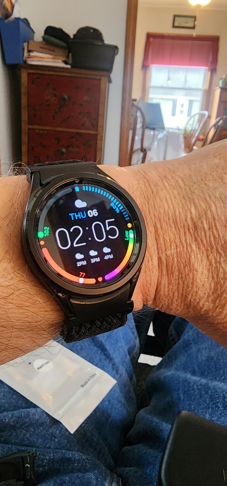 Samsung Galaxy Watch 6 Classic 43mm Bluetooth Smartwatch, Rotating Bezel, Fitness Tracker, Personalized HR Zones, Advanced Sleep Coaching, Heart Monitor, BIA Sensor, Health Insights, US Version, Black customer photo 2