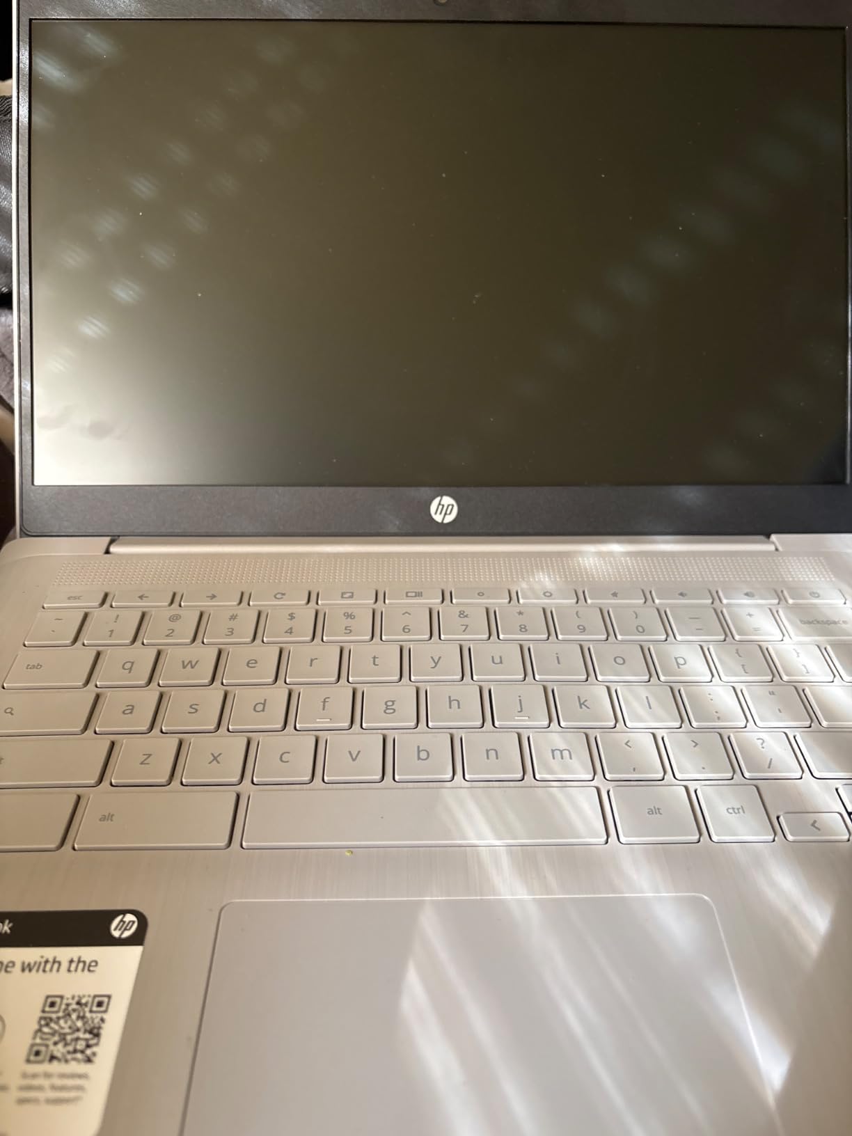 HP 2023 Chromebook Laptop, 14 Inch Display, Intel Celeron N4120 Processor, 4GB RAM, 64GB eMMC, Intel UHD Graphics 600, WiFi, Bluetooth, Chrome OS, Modern Gray customer photo 1