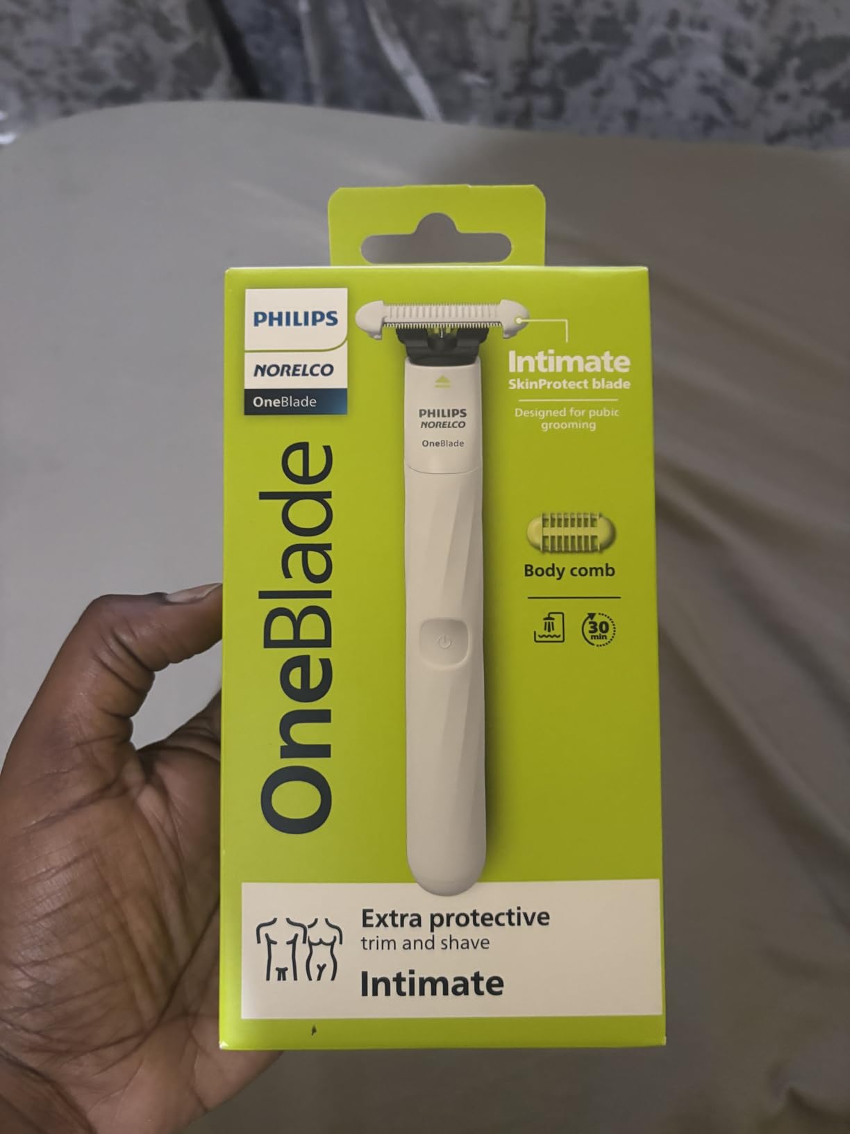 Philips Norelco OneBlade Intimate Trimmer and Shaver with Skin Protection customer photo 2