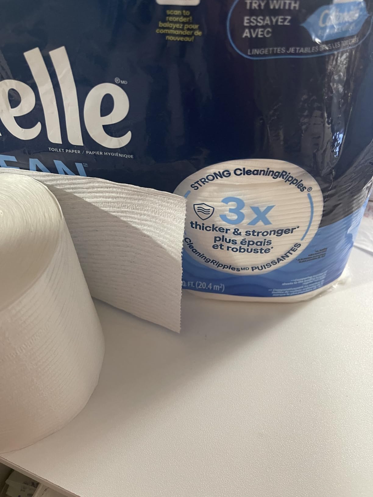 Cottonelle Ultra Clean Toilet Paper, 24 Family Mega Rolls=132 Regular Rolls customer photo 2