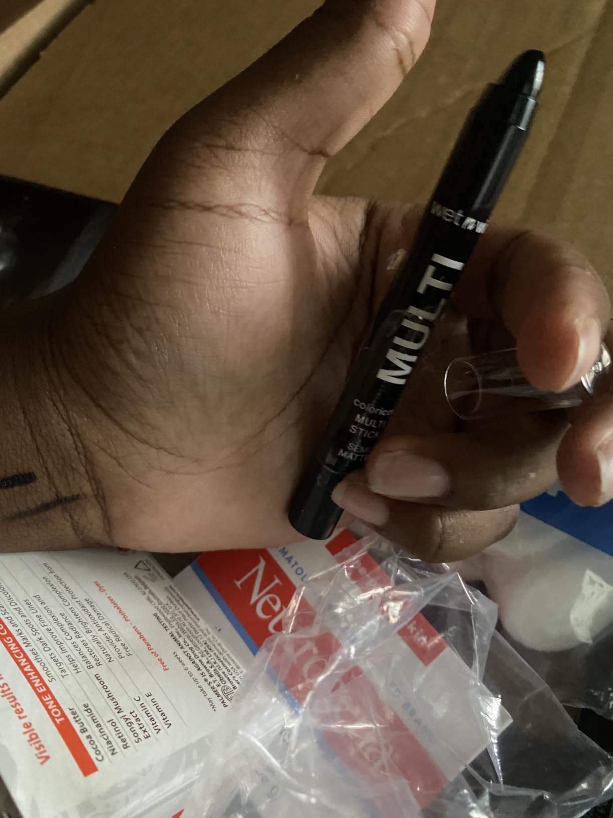 wet n wild Color Icon Cream Eyeliner Eyeshadow Multi-Stick, Moisturizing, Nourishing Velvety Cream-to-Powder Buildable & Blendable Formula, Cruelty-Free & Vegan - Brown Sugar customer photo 2
