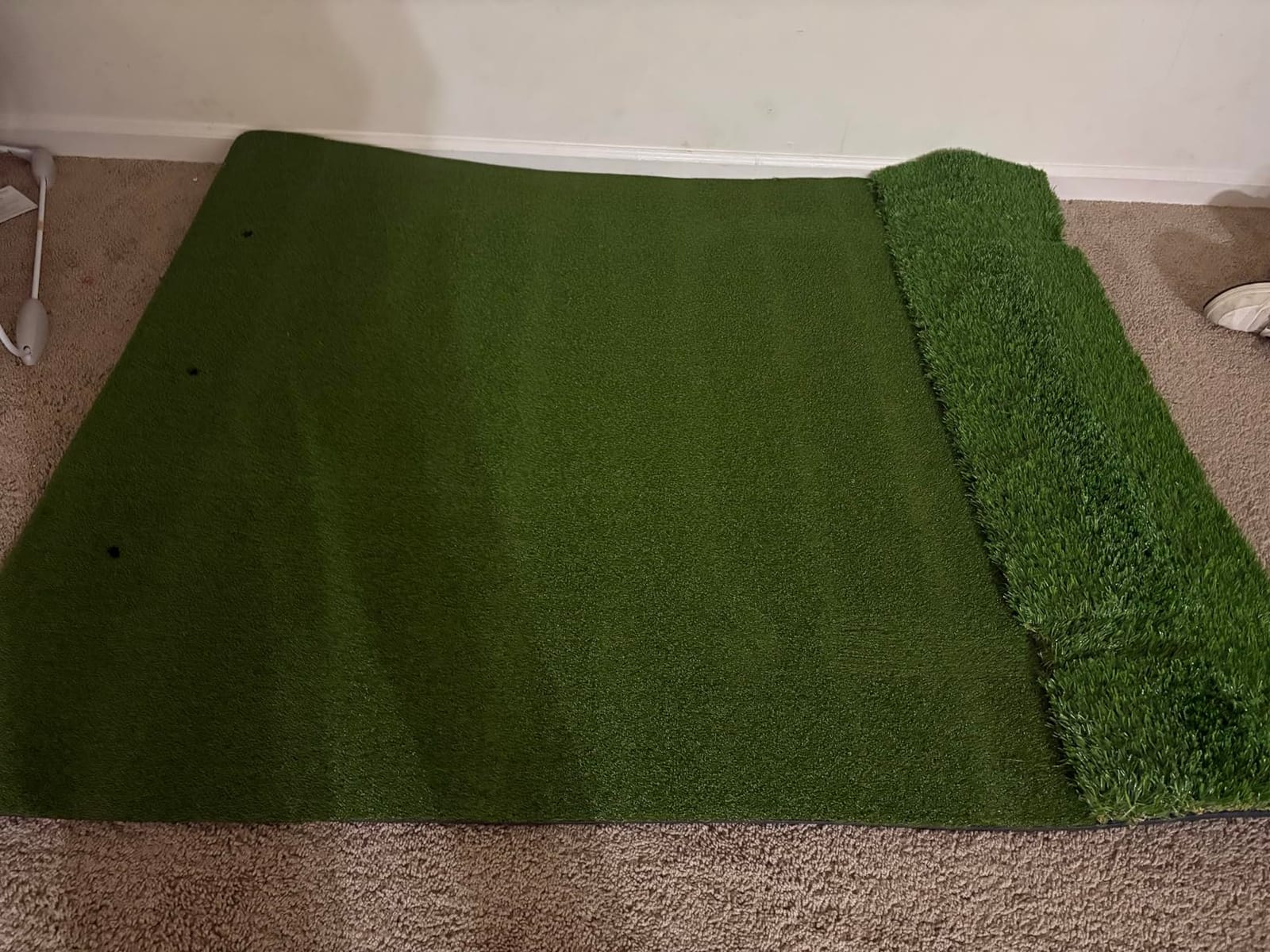Premium Dual-Turf Golf Mat: 5x4ft, 6x4ft, 21mm to 50mm Thickened Base for Backyard, Driving Range, Indoor & Outdoor Practice Hitting, Swing & Chipping customer photo 1