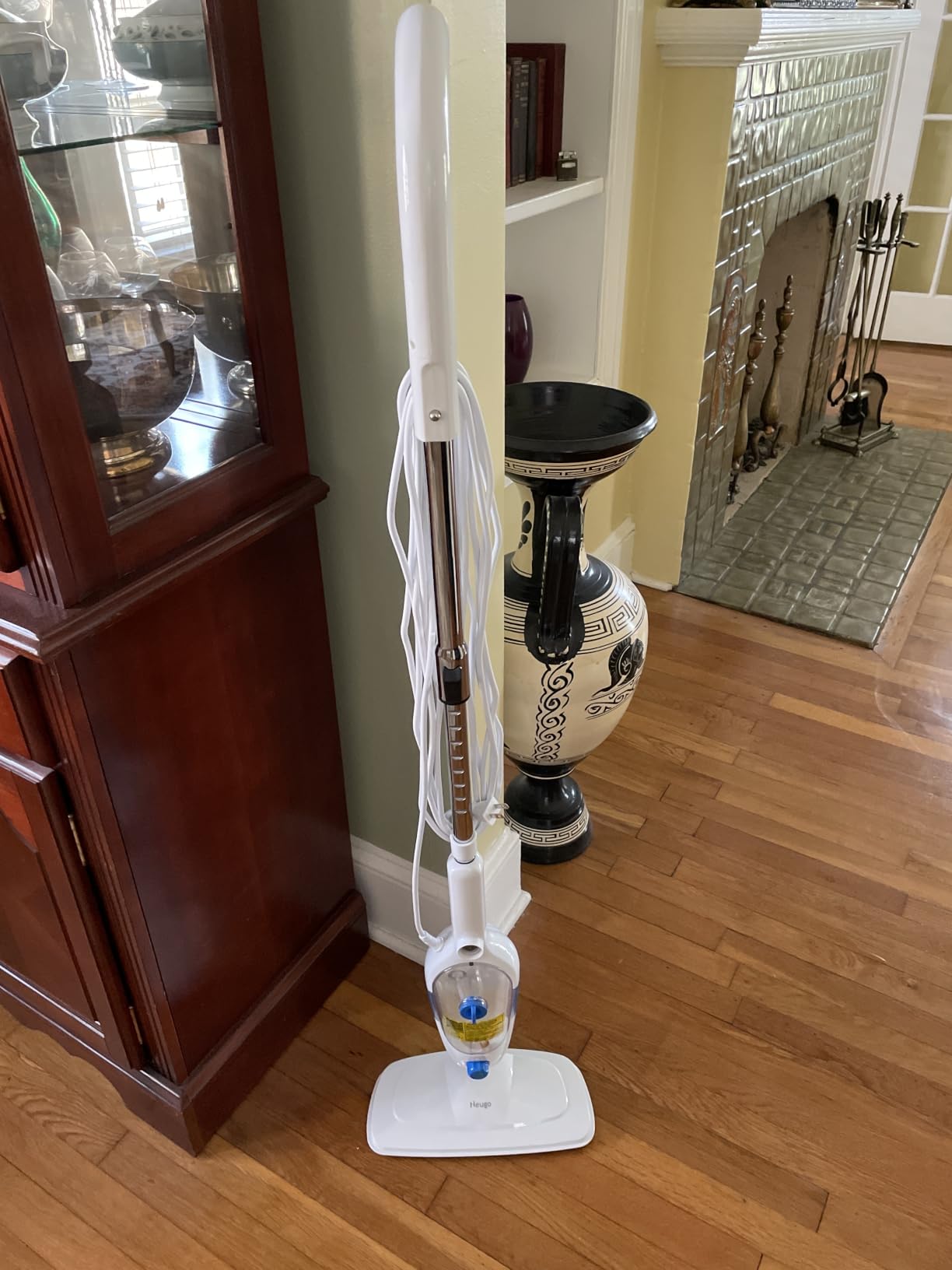 Steam Mop for Floor Cleaning, 10in1 Multi Purpose Handheld Steamer Cleaner Detachable for Vinyl, Laminate, Carpet, Tile Hard Floor Grout w/ 2 pad, 23ft Cord, 15oz Tank, Adjustable Steam & Height customer photo 2