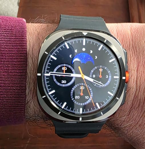 Samsung Galaxy Watch Ultra (2024) 47mm LTE AI Smartwatch w/Energy Score, Wellness Tips, Heart Rate Tracking, Sleep Monitor, Fitness Tracker, GPS,Titanium Silver [US Version, 1Yr Manufacturer Warranty] customer photo 2