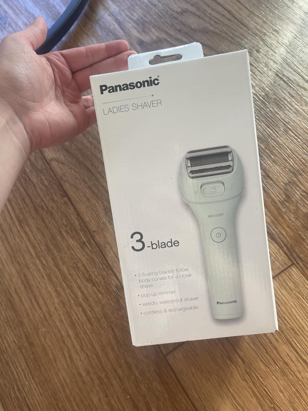Panasonic Bikini Trimmer for Women, 3-Blade Cordless Wet Dry Electric Razor customer photo 2