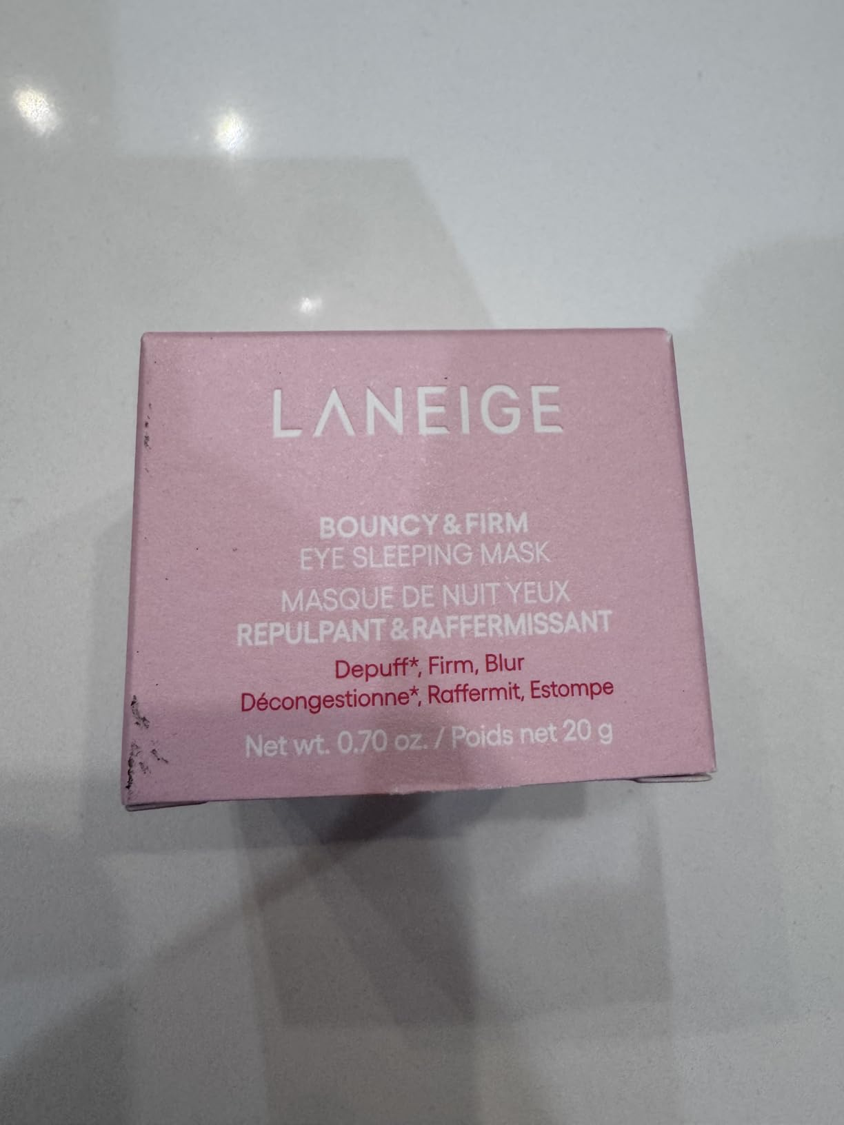 LANEIGE Bouncy & Firm Eye Sleeping Mask customer photo 1