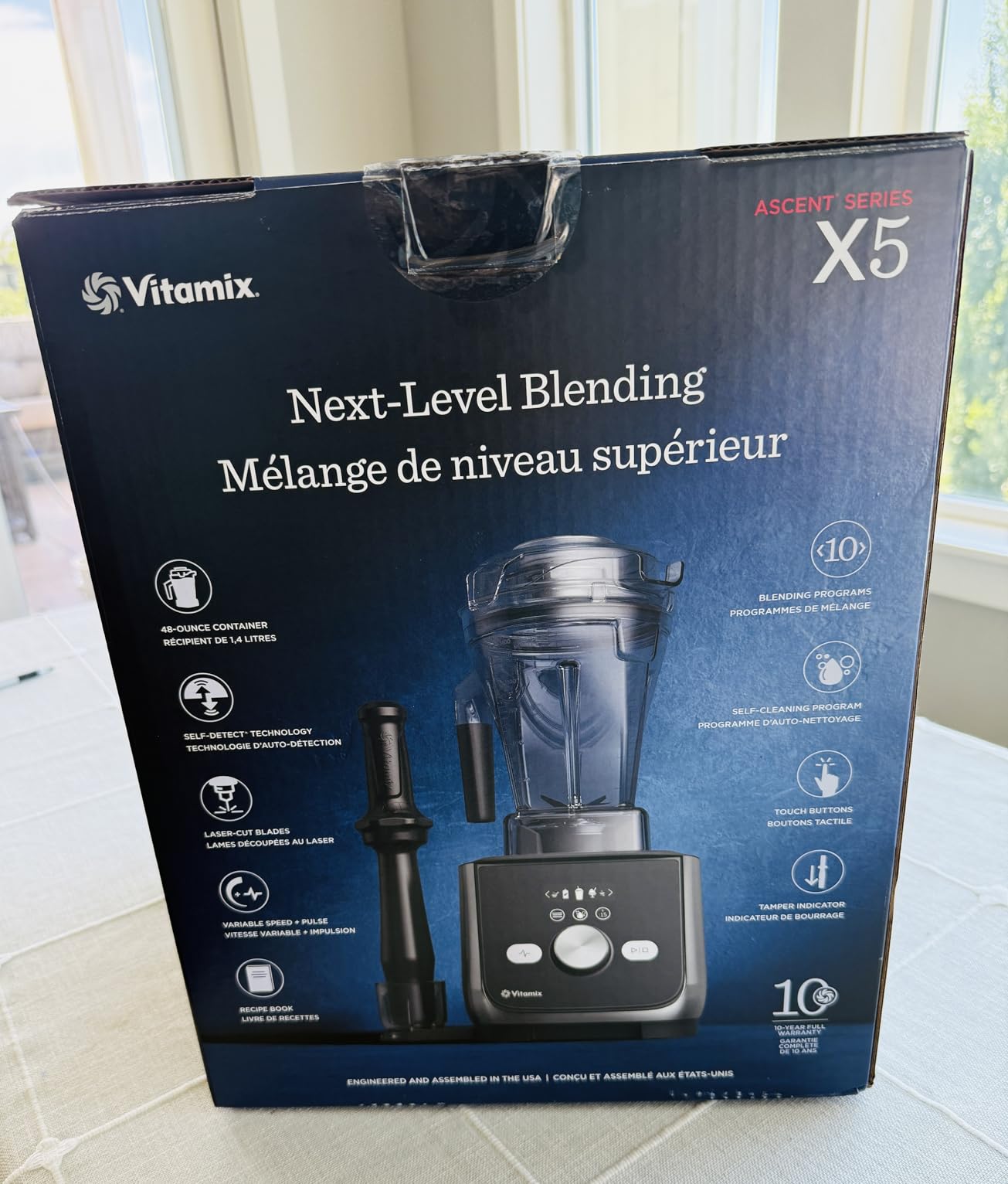 Vitamix Ascent X5 Professional-Grade Blender, 10 Programs,Brushed Stainless customer photo 1