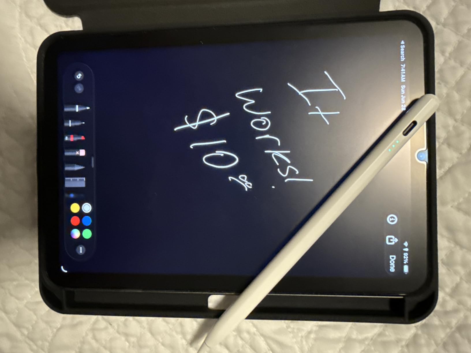 Penlike Pencil for Apple iPad 2026-2018, Fast Charge Stylus Pen for iPad customer photo 1