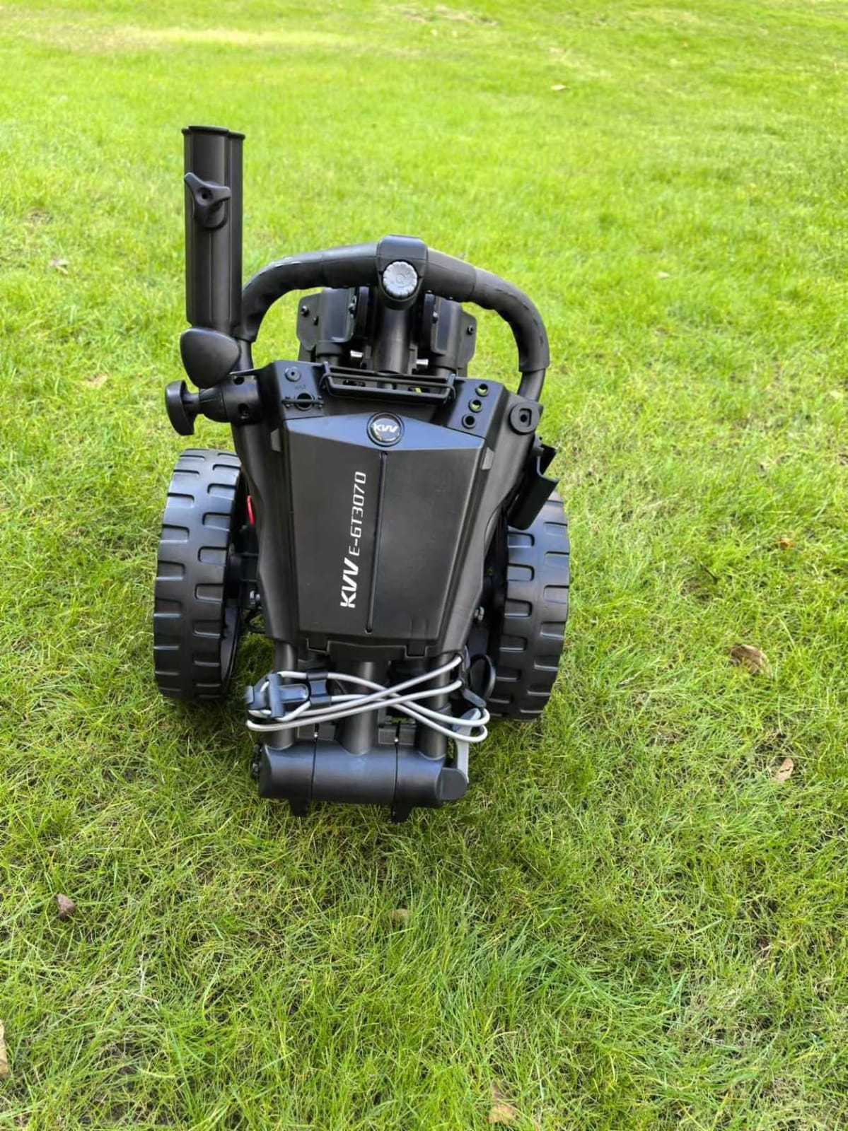 KVV Electric Golf Push Cart with Remote Control, Super Compact and Lightweight Electric Golf Cart,Smallest Folding Size Electric Golf Cart, Suitable for All Terrains, and (Charcoal) customer photo 2