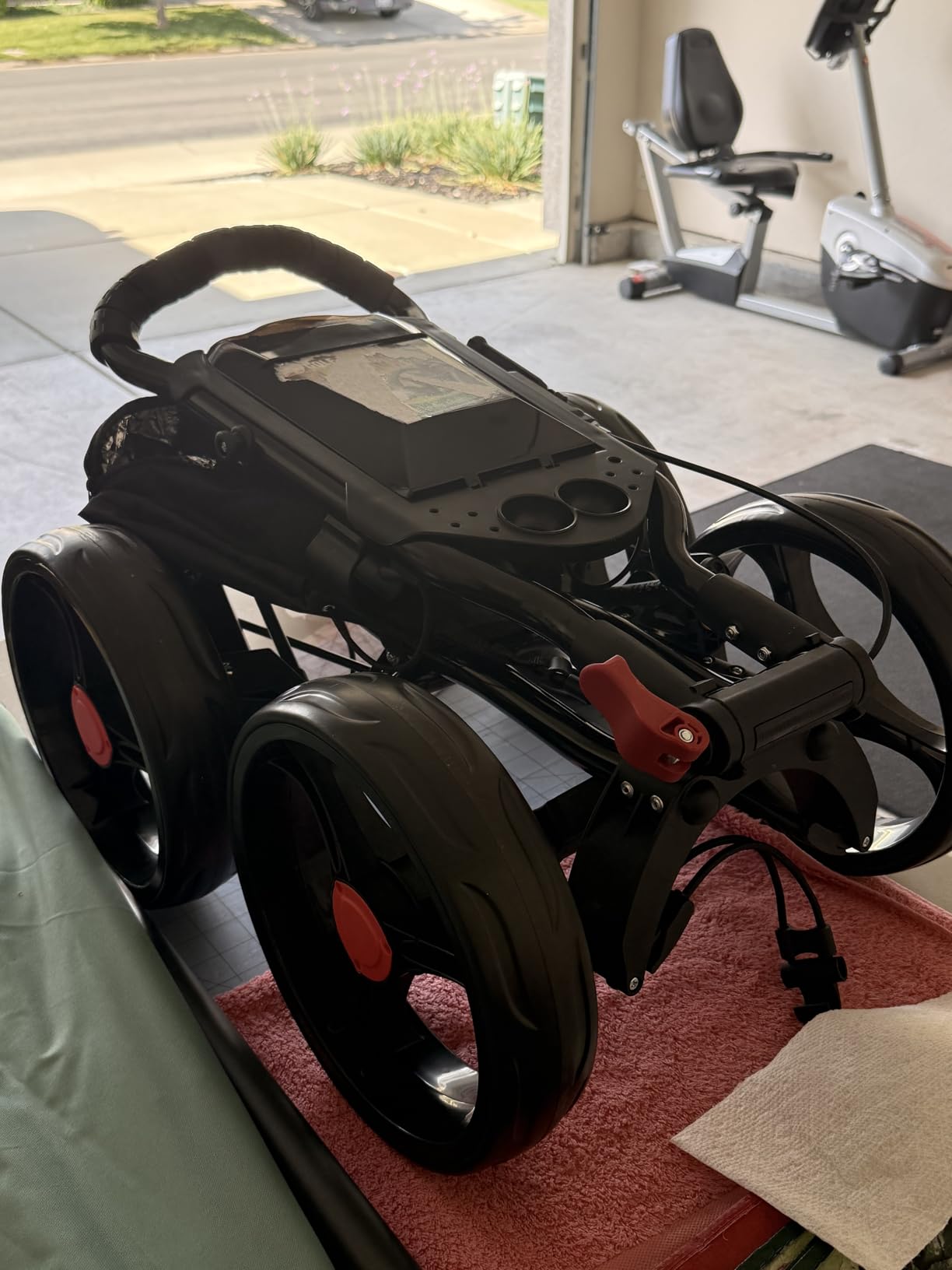 CruiseMaster Golf Push Cart, 1-Click Folding Design customer photo 1