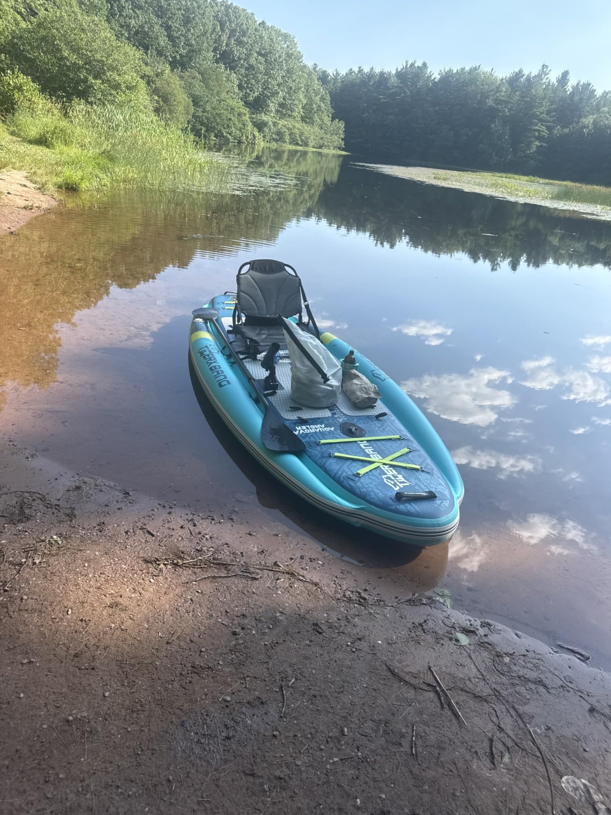 TIGERXBANG 11'x47''x8'' Inflatable Fishing Kayak, High-Performance Inflatable Kayak-Ideal for Water Fishing Activities, Equipped with Comfortable Seats and Camera Base Versatile Accessories customer photo 1