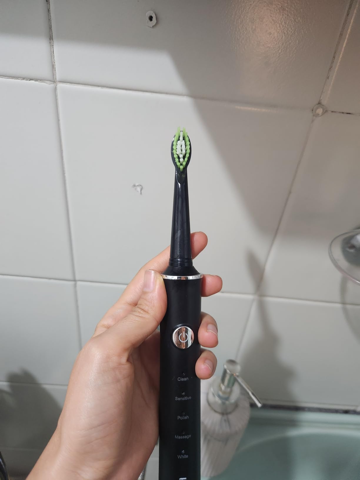 JTF Sonic Electric Toothbrush for Adults and Kids: 5 Modes for Sensitive Teeth & Braces - with 8 Brush Heads, 45-Day Runtime & Smart Timer, Portable Rechargeable Toothbrush for Travel, Home & School customer photo 2