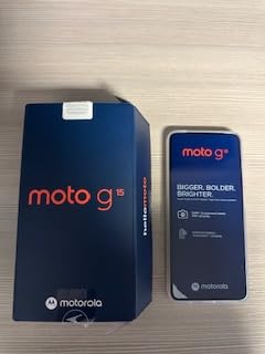 Motorola Moto G15 4G LTE (XT2521-2) 4+256GB Dual Sim | GSM Unlocked | International Model | for T-Mobile, Metro PCS, Mint & Tello - (Gray) customer photo 1