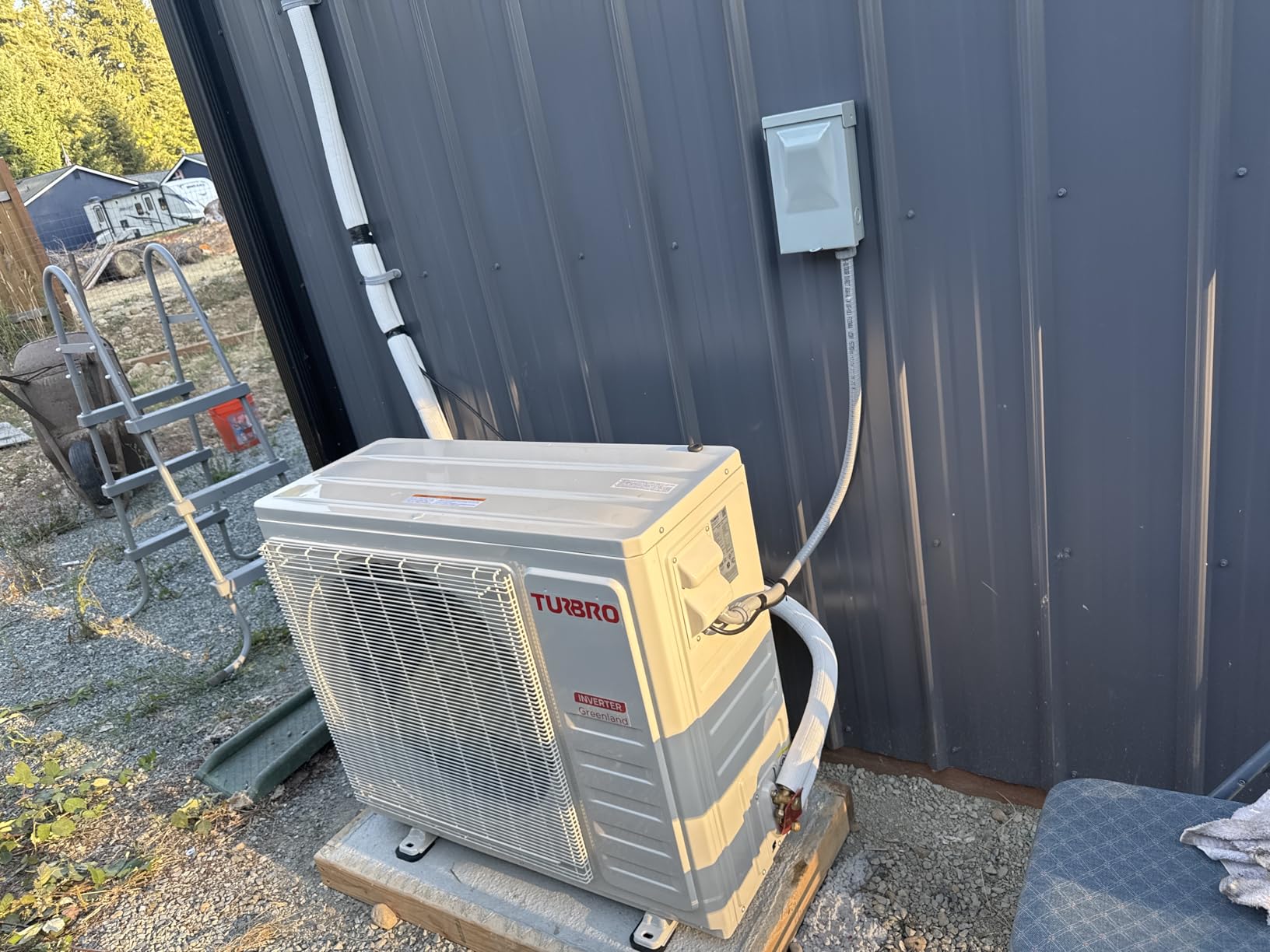 TURBRO 12,000 BTU Ductless Mini Split Inverter AC with Heat Pump 24 SEER2 customer photo 2