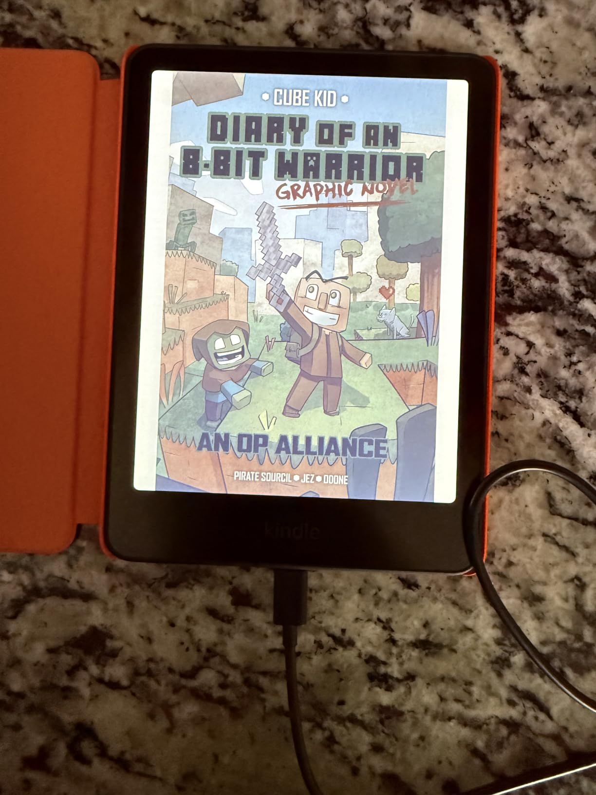 Amazon Kindle Colorsoft Kids 16 GB (newest model) – Lightweight, compact, and designed for reading—no apps, videos, or games. – with cover, Fantasy River customer photo 2