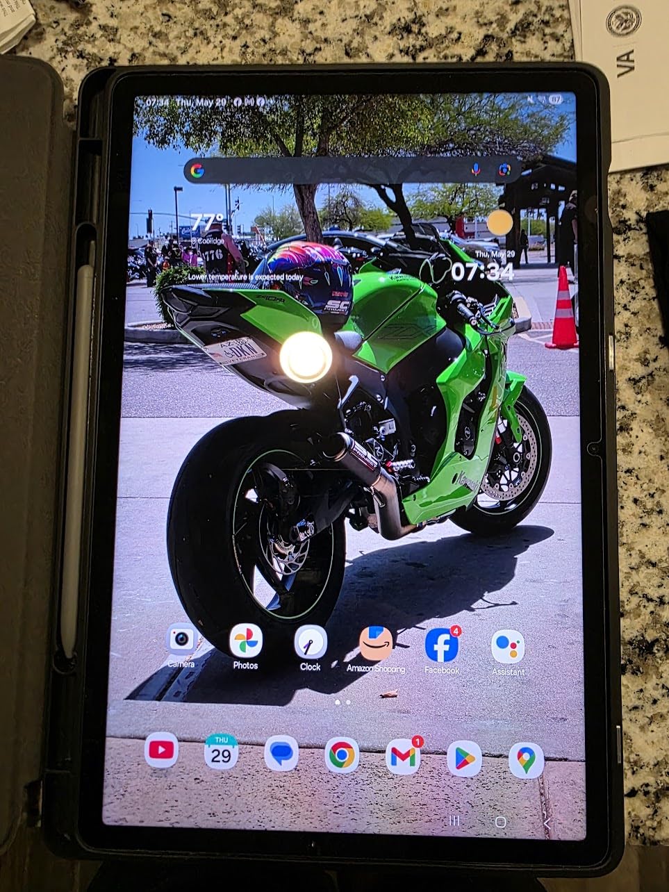 SAMSUNG Galaxy Tab S9 FE+ Plus Android Tablet (12.4” Touchscreen, 8GB RAM, 256GB Storage, Long Battery Life, S Pen, 1 Front Camera + 2 Rear Cameras, Lightweight Durable Design) SM-X610 customer photo 2