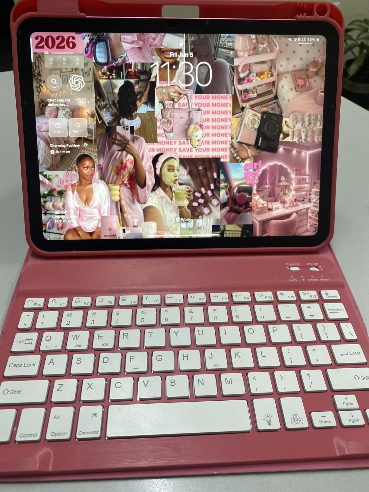 Hamile for iPad A16 11th 10th Generation Case with Keyboard - Wireless customer photo 1