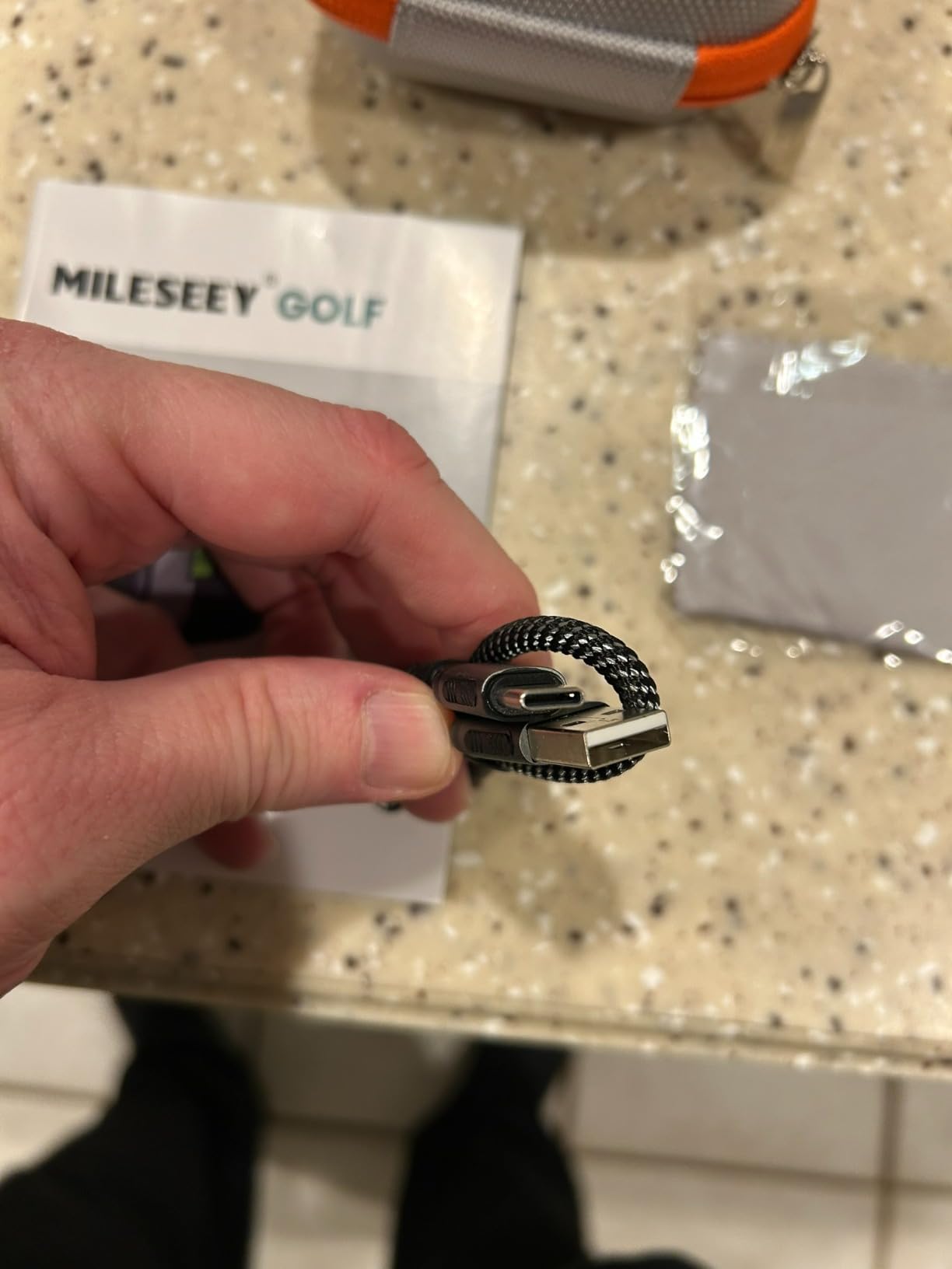 MILESEEY G1 Touchscreen & GPS Rangefinder with 43000+ Built-in Golf Courses customer photo 2