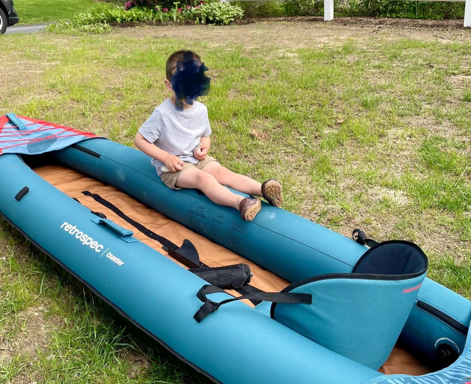 Retrospec Coaster Single & Tandem Inflatable Kayak for Adults - Blow Up Kayak, 220 & 440lb Capacity, Portable Lightweight Kayak with Paddle, Pump & Carry Bag customer photo 2