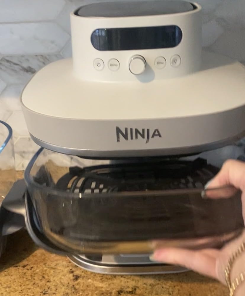 Ninja Crispi Pro Glass Air Fryer, 6-in-1, Cyberspace, AS101CY customer photo 1