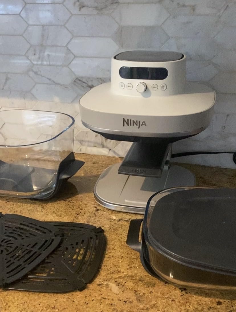 Ninja Crispi Pro Glass Air Fryer, 6-in-1, Cyberspace, AS101CY customer photo 2