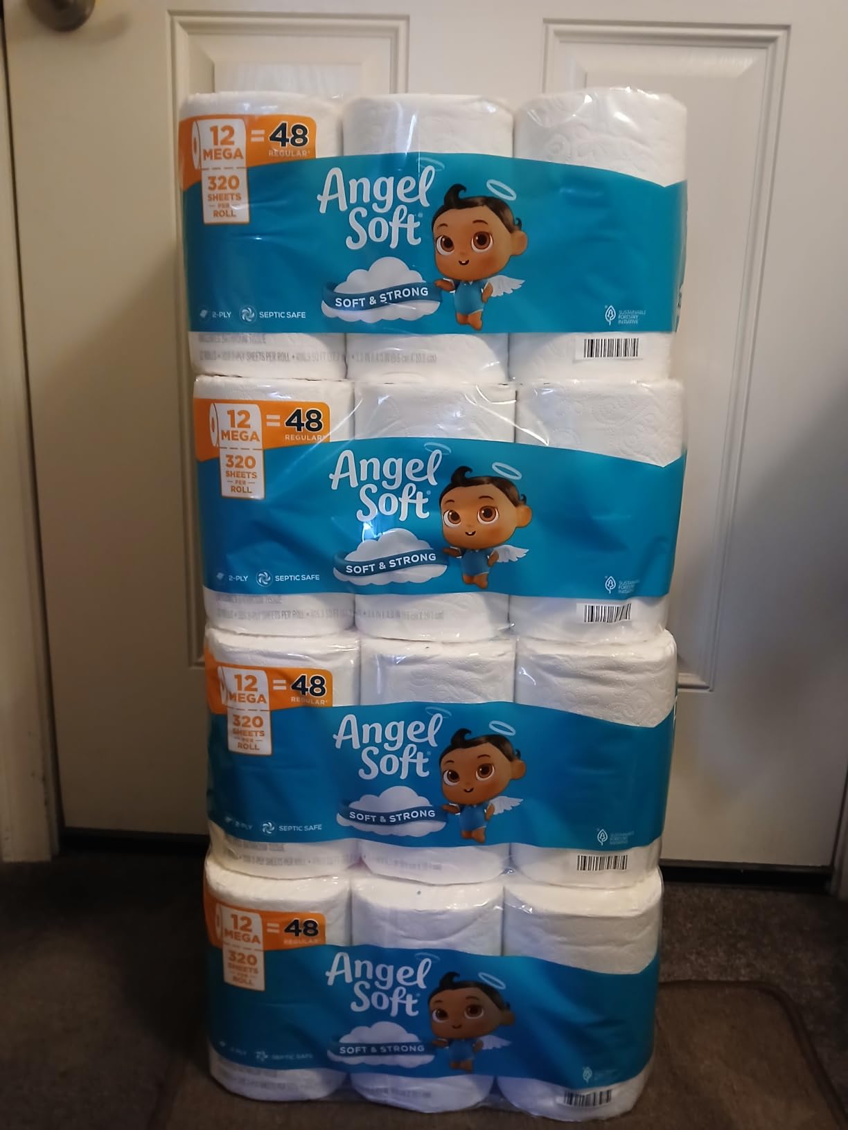 Angel Soft Toilet Paper, 18 Mega Rolls = 72 Regular Rolls, Soft and Strong customer photo 1